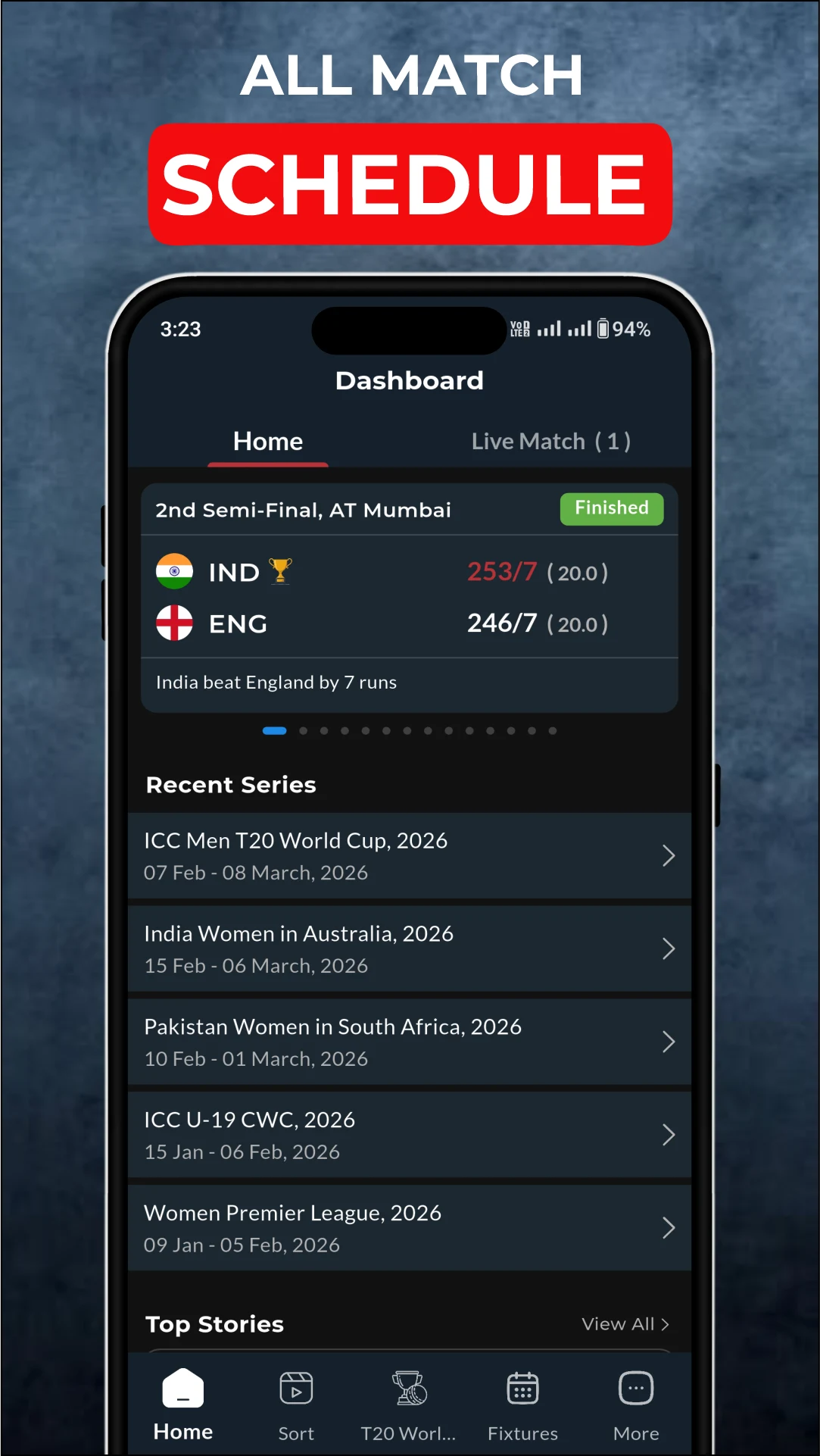 Cricket Live Score : CricFlow screenshot